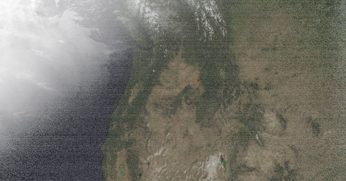Decoding a weather satellite, from raw radio to finished image